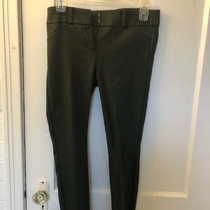 LOFT Skinny Olive Dress Pants